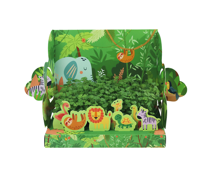 Kids Interactive Chia Grow Kit | Jungle Characters