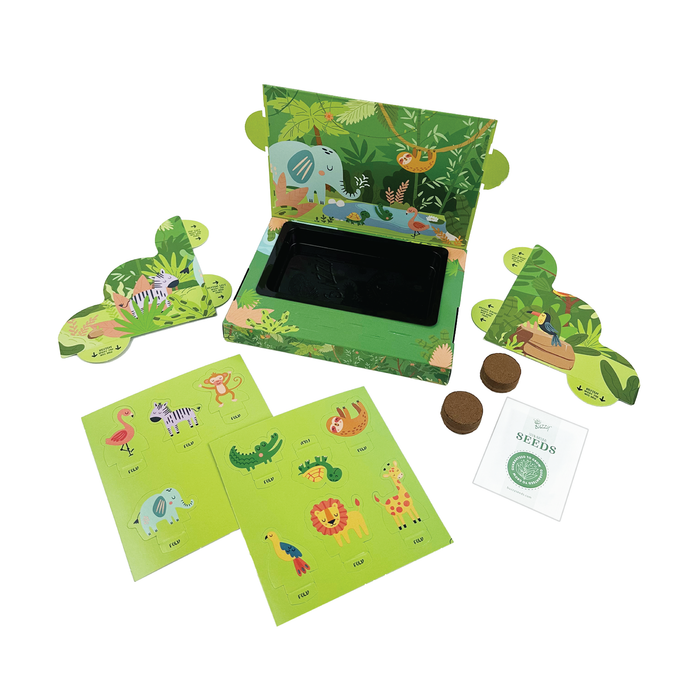 Kids Interactive Chia Grow Kits | Fairy & Jungle (2 Pack)