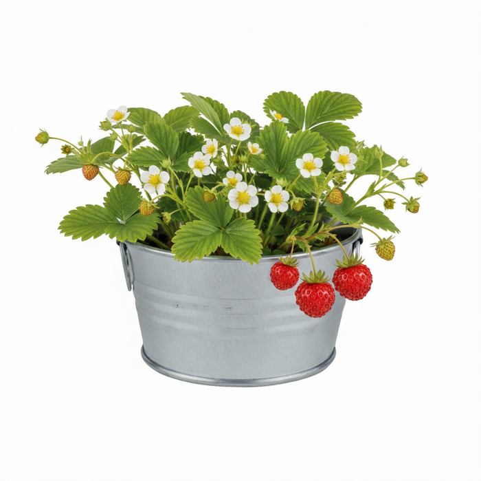 Kids Mini Basin Grow Kit | Alpine Strawberry (3-Pack)