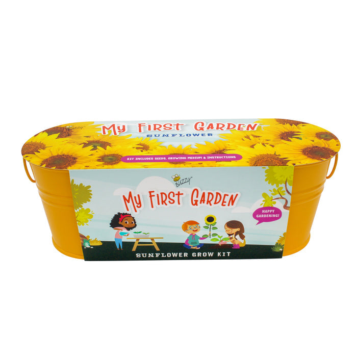 Kids My First Garden Grow Kit | Tomato & Marigold, Sunflower (2 Pack)