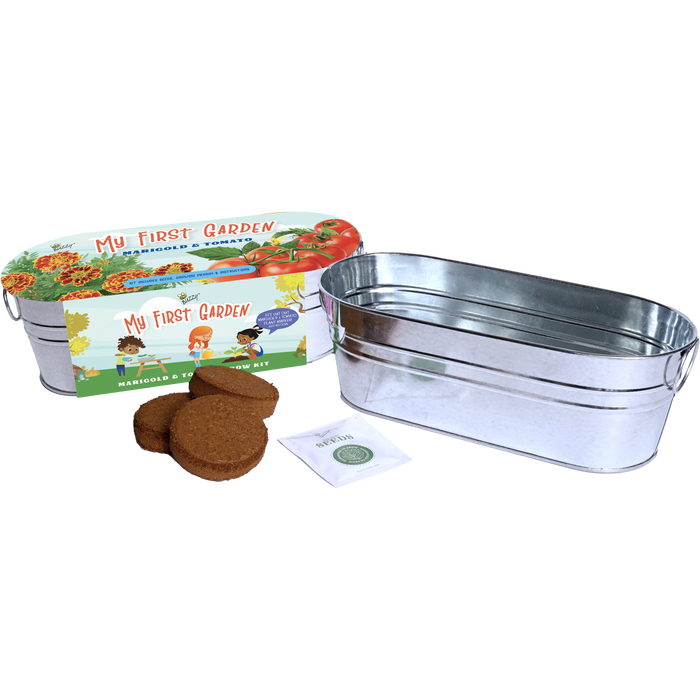 Kids My First Garden Grow Kit | Tomato & Marigold