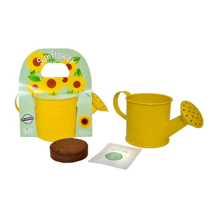 Kids Watering Can Sunflower Grow Kit