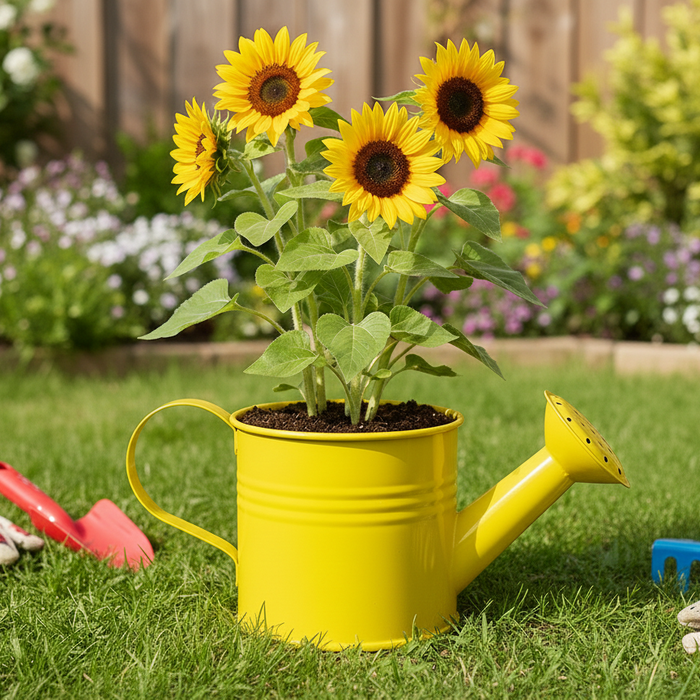 Kids Watering Can Sunflower Grow Kit