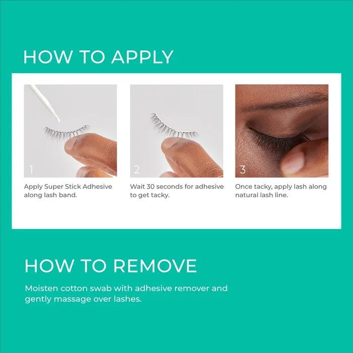KISS SuperStick 5 Day Stay Strip Waterproof Lash Adhesive - Clear لاصق الرموش الشفاف