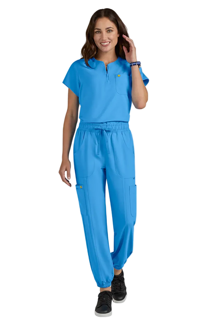 koi™ Women's Smiley World 7 Pocket Jogger