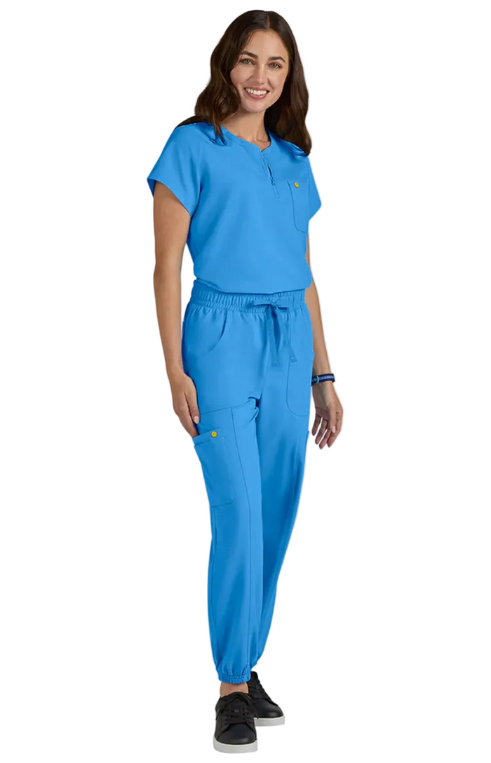 koi™ Women's Smiley World 7 Pocket Jogger