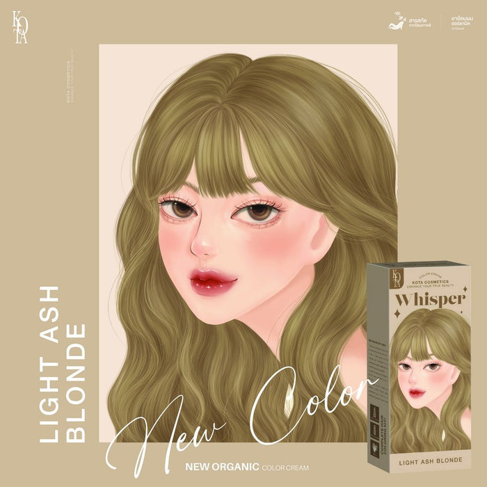 Kota Cosmetics Hair Color Cream Whisper - Light ash Blonde