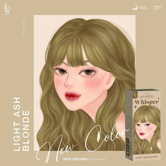 Kota Cosmetics Hair Color Cream Whisper - Light ash Blonde