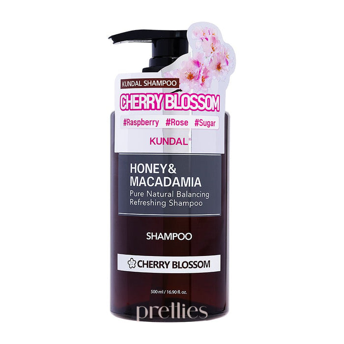 KUNDAL Honey & Macadamia Nature Shampoo 500ml - Cherry Blossom
