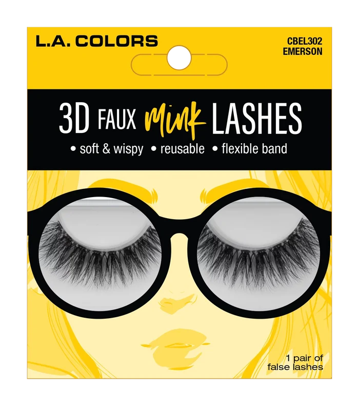 LA COLORS 3D Flux Mink Lashes