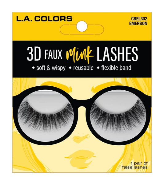 LA COLORS 3D Flux Mink Lashes