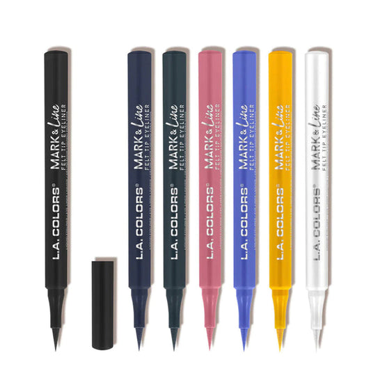 LA COLORS Mark & Line Felt Tip Eyeliner Assorted