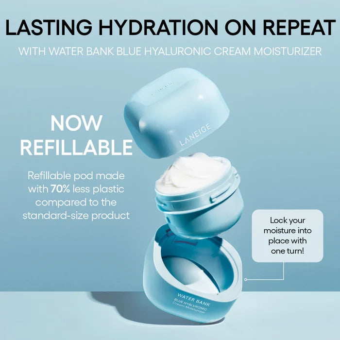 LANEIGE Water Bank Blue Hyaluronic Intensive Cream كريم البشرة بالهايلرونك اسد من لانيج