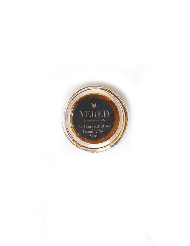 Le Chocolat Citrus Foaming Face Scrub