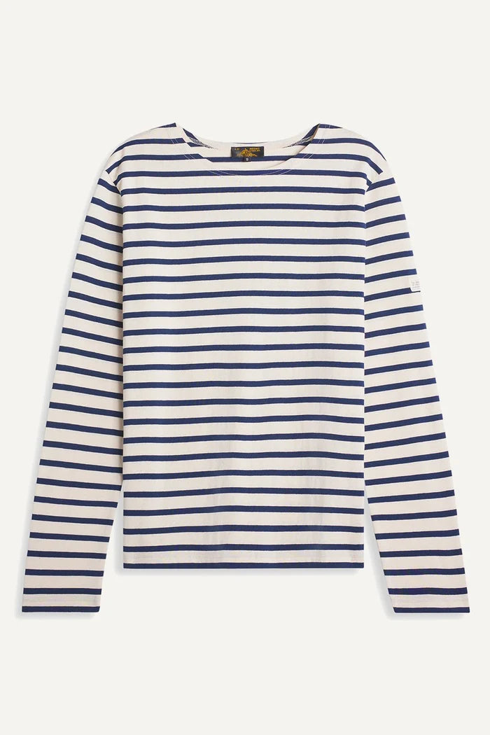 Le Mont Saint Michel – Thurin - Marinière - Offwhite/ Navy - T-shirts - 05551MT