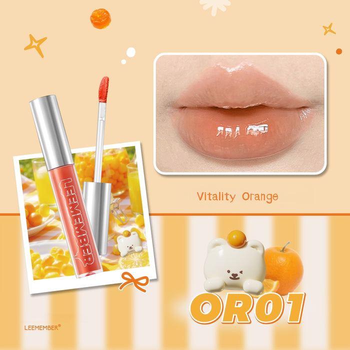 LEEMEMBER Fruit Punch Collection Blusher & Highlighter & Lip Gloss T5001