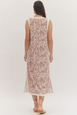 Entro leopard knit dress featuring a stylish animal print and cozy fabric, perfect for casual or chic occasions.