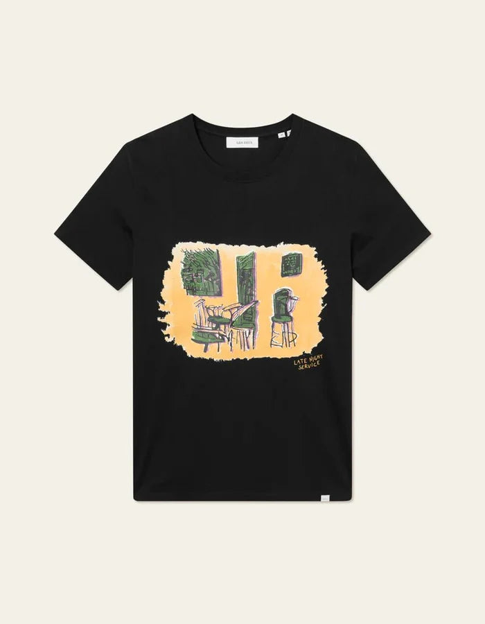 Les Deux - Berkeley T-shirt - Black - T-shirts - LDM101188