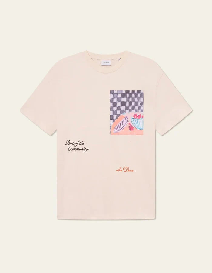 Les Deux - Cena T-shirt - Light Ivory - T-shirts - LDM101217