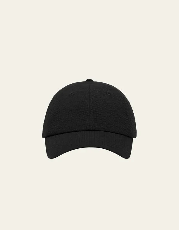 Les Deux - Seersucker Dad Cap - Noir - Casquette - LDM703026