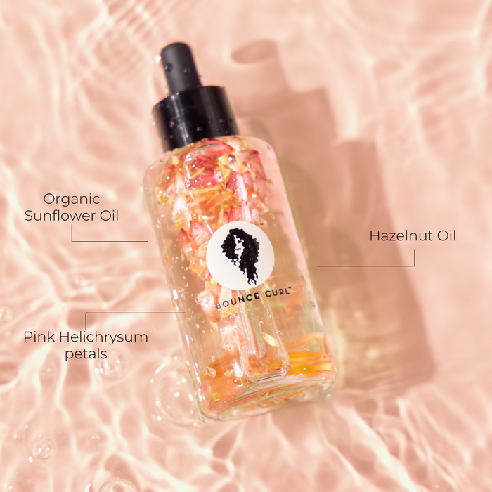 Bounce Curl product that has science-driven formula ingredients geared towards healthy curly hair.