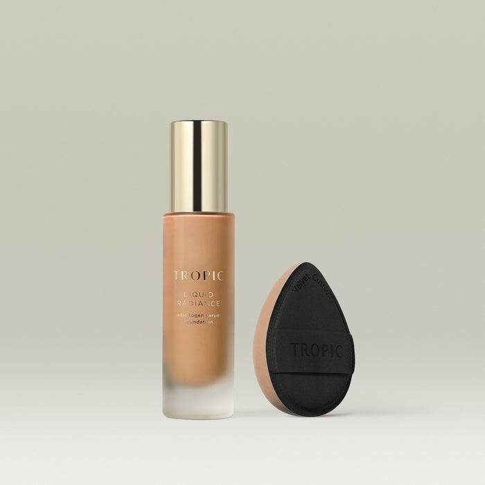 Shade 7 (Medium-deep with golden undertones) / Foundation & Velvet Cushion