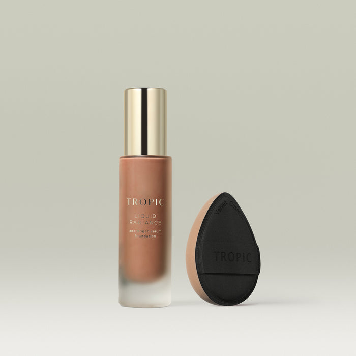 Shade 9 (Deep with golden undertones) / Foundation & Velvet Cushion