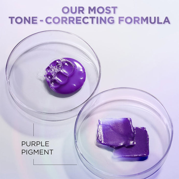 LOREAL PARIS Ever Pure Sulfate Free Purple Shampoo شامبو لورِيال باريس  لتوحيد اللون وتقليل الاصفرار في الشعر الأشقر