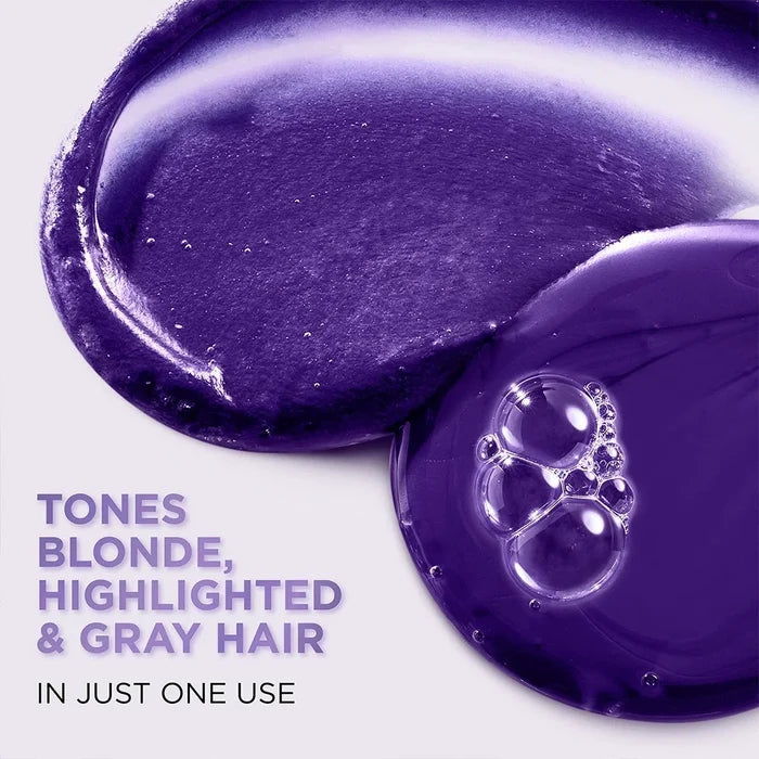 LOREAL PARIS Ever Pure Sulfate Free Purple Shampoo شامبو لورِيال باريس  لتوحيد اللون وتقليل الاصفرار في الشعر الأشقر