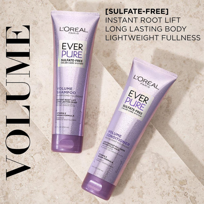 LOREAL PARIS EverPure Volume Sulfate Free Conditioner For Fine Hair بلسم لوريال باريس لتقوية وتكثيف الشعر الخفيف