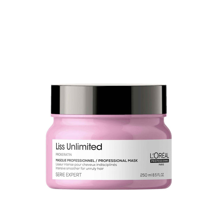 L'Oréal Professionnel Liss Unlimited Mask, Upto 96 hours of frizz control, With Pro-Keratin (250gm)