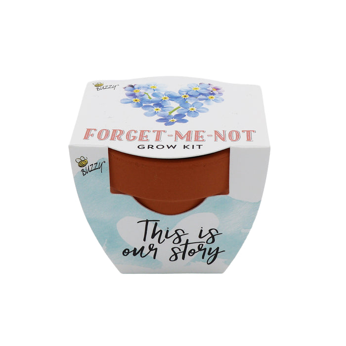 Love Mini Terracotta Pots | Forget-Me-Not (12 Pack)