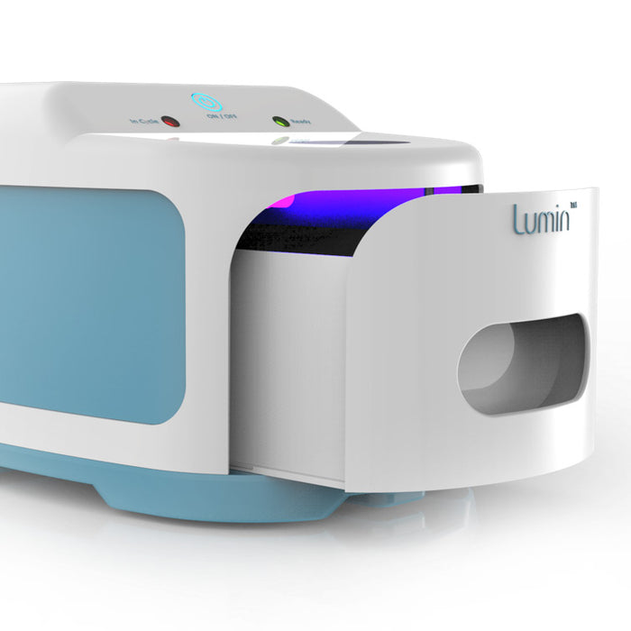 Lumin Cleaner with Light and Drawer Open