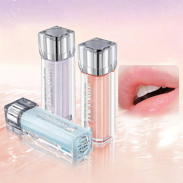 LUONA NOESS Moist Sparkling Shimmer Glossy Mirror Lip Gloss T5509