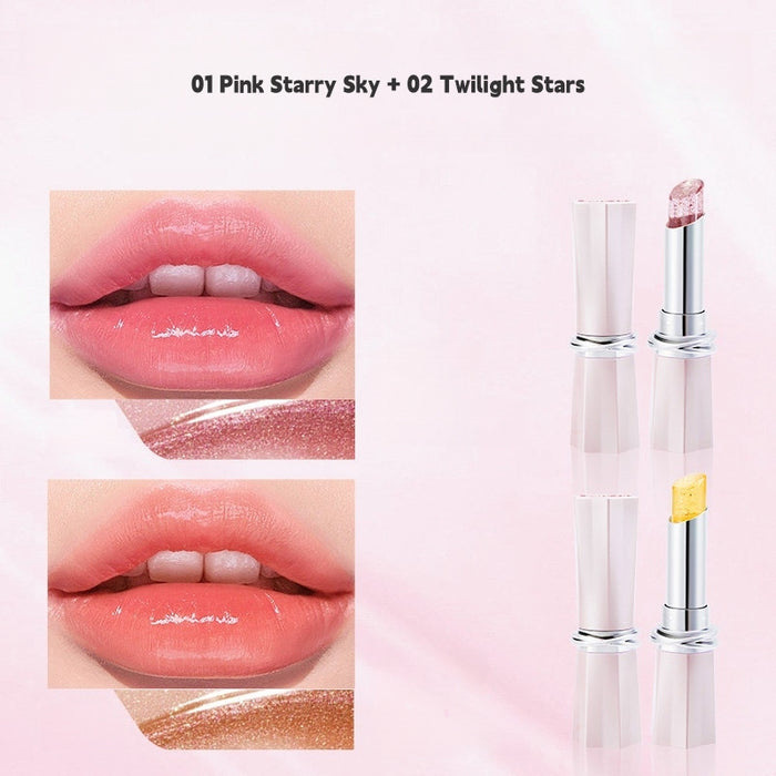 #01 Pink Starry Sky + #02 Twilight Stars
