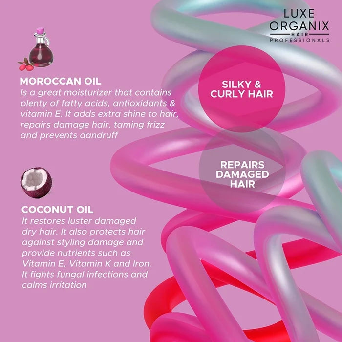 LUXE ORGANIX Curl Define Intensive Hydration Daily Conditioner 250ml