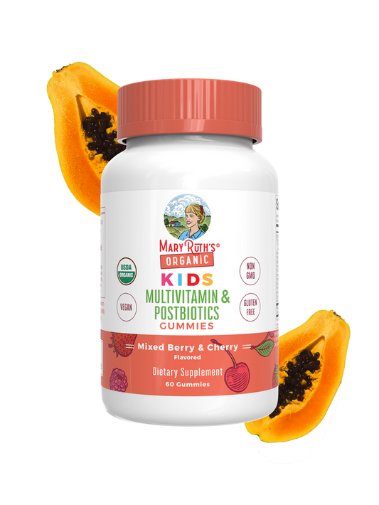 MaryRuth's Organic Kids Multivitamin + Postbiotic Gummies (60ct)