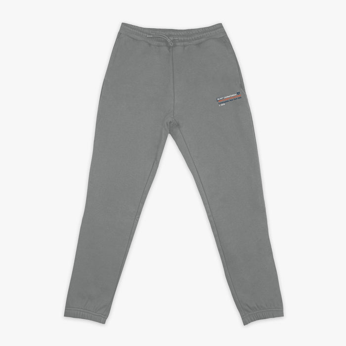 Gray Max Clark youth sweatpants — front view