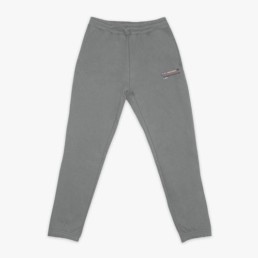 Gray Max Clark youth sweatpants — front view