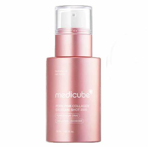 MEDICUBE Pdrn Pink Collagen Exosome Shot 2000 سيروم مركز لإصلاح البشرة وتعزيز مرونتها من ميديكيوب