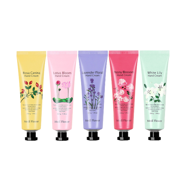 MEDIFLOWER The Secret Garden Of Five Hand Cream Set بكج العناية باليدين من ميدفلاور