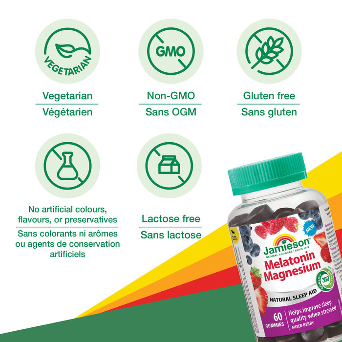 31001334 Jamieson Melatonin Magnesium Gummy, Mixed Berry, 60 ct 240522_JV_Canada_Amazon_Q3_Digital Images_9996_MelatoninMag2