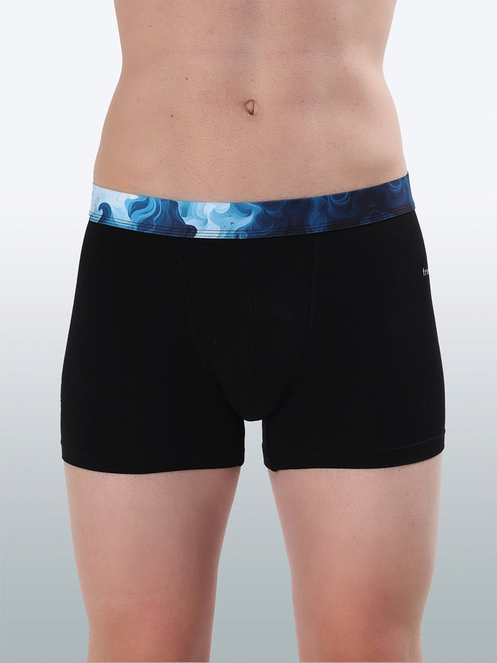 Men's Cotton Abstract Waistband Trunk – Pack of 1