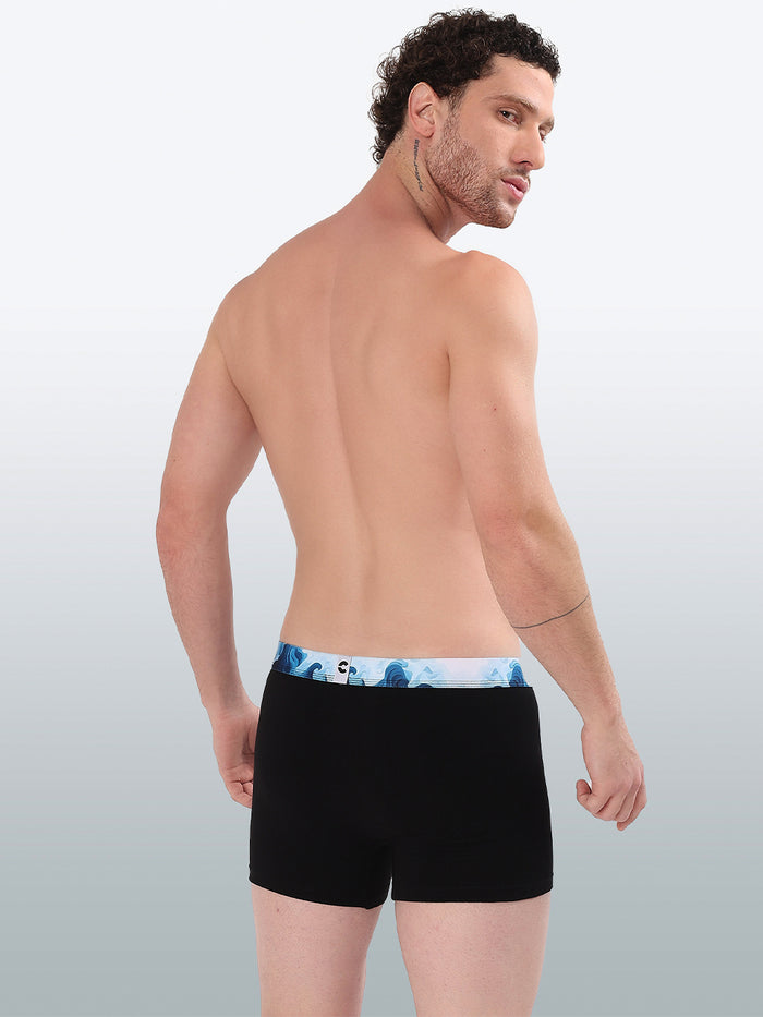 Men's Cotton Abstract Waistband Trunk – Pack of 1