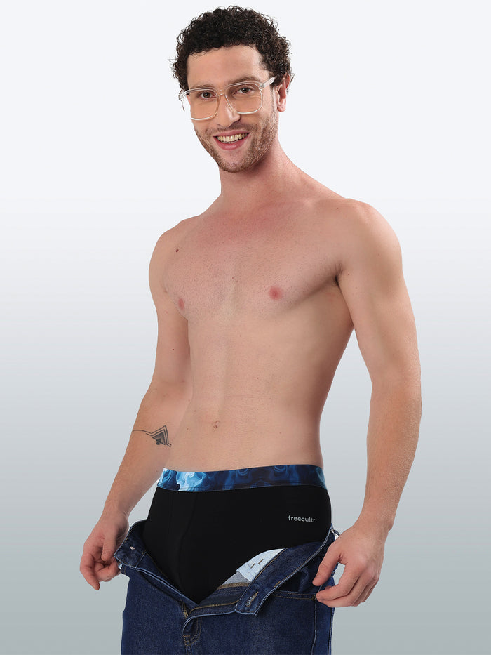 Men's Cotton Abstract Waistband Trunk – Pack of 1