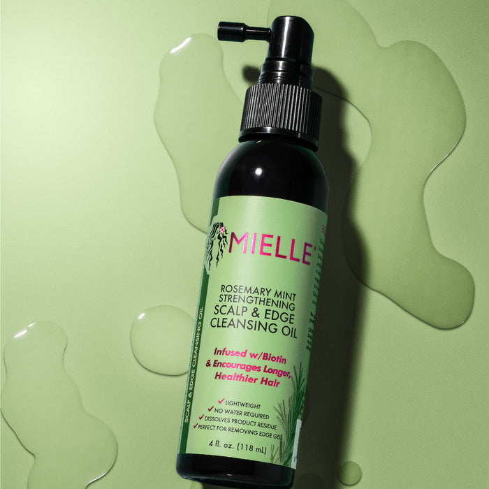 MIELLE Rosemary Mint Strengthening Scalp & Edge Cleansing Oil زيت تنظيف الفروة من ميلي بإكليل الجبل والنعناع