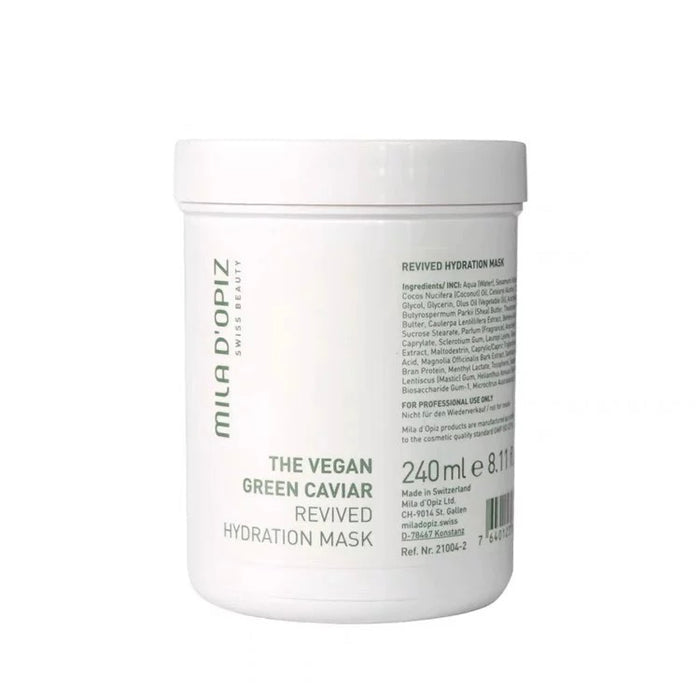 米拉 Mila DOpiz 綠魚子面膜綠魚籽 240ml THE VEGAN GREEN CAVIAR REVIVED HYDRATION MASK