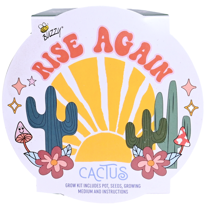 Mini Desert Grow Kit | Cactus, Aloe & Moss Rose (3 Pack)