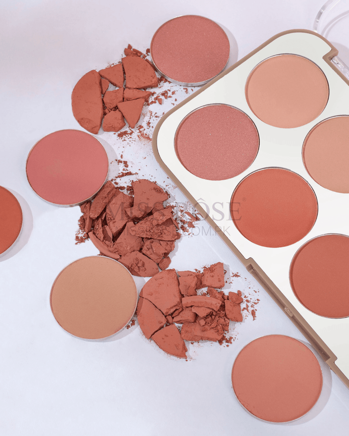 Miss Rose 10 Color Blushers Palette Affordable Makeup pakistan
