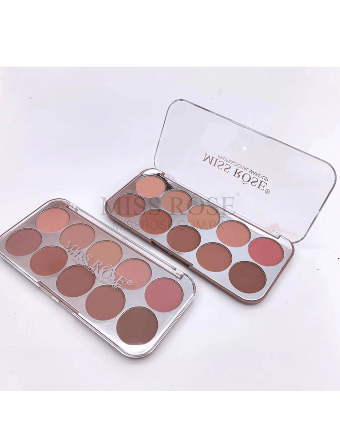 Miss Rose 10-Color Blushers Palette Online Price in Pakistan